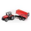 Bruder MASSEY FERGUSON tractor with folding wagon red