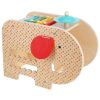 Petit Collage Wooden Musical Elephant 5in1