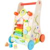 small foot Wooden walker flower meadow
