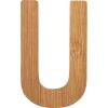 small foot Bamboo letter U