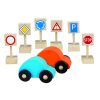 Detoa Cars and road signs