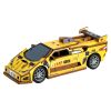 2Kids Toys 3D Wooden Puzzle Sports Car Yellow