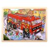 Bigjigs Toys Wooden puzzle firefighters 24 pieces