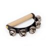 Bigjigs Toys Bells with wooden handle natural