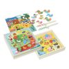 Vilac Wooden set of fun games with animals 4 in 1
