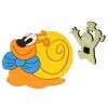 DoDo Wooden decorative snail magnet