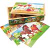 Bino Wooden puzzle in a box animals