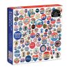 Galison Puzzle Plaques of America 500 pieces