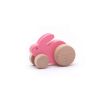 Bajo Small pink wooden rabbit to hand