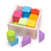 Bigjigs Baby First Wooden Cubes Set 17 Pieces