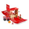 Bigjigs Toys Wooden Fire Station for Travel