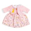 Bigjigs Toys Nature Print Dress and Pink Sweater for Doll 34 cm