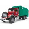 Bruder Truck MACK Granite garbage truck green