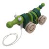 Wooden pull toy - Crocodile clacking