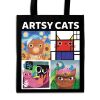 Mudpuppy Art Cats Reusable Shopping Bag