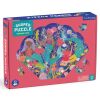 Mudpuppy Bay of Mermaids - puzzle in the shape of a seashell 75 pieces