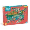Mudpuppy Puzzle Wetlands in the shape of a turtle 300 pieces