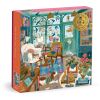 Galison Foil puzzle Afternoon at the bookstore 500 pieces