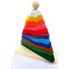 Fauna wooden pyramid color differentiation