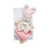 Doudou Gift set - Toy pink friend rabbit 24 cm