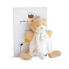 Doudou Gift Set - Toy with pacifier holder Teddy Bear King 15 cm