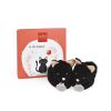 Doudou Gift set - First booties set black cat 0-6 months