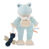 Doudou Gift set - plush toy frog with dragonfly 27 cm