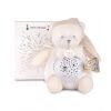 Doudou Gift Set Musical Night Light with Projection White Teddy Bear