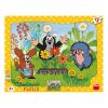 Dino Paper Puzzle Mole Gardener 12 pieces