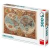 Dino Puzzle World map of 1626 - 500 pieces