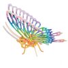 Woodcraft Wooden 3D Puzzle Butterfly Colorful