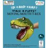 Fiesta Crafts Creative set 3D T. rex puppet