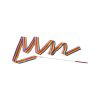 Goki Gymnastic ribbon with stick Rainbow - striped
