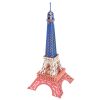 Woodcraft Wooden 3D puzzle Eiffel Tower in the colours of France