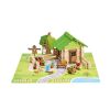 Jeujura Wooden Building Set 135 Pieces House with Garden