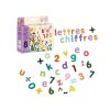 Jeujura Wooden Magnetic Lowercase Letters and Numbers 80 pcs