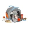 small foot Plush cat with care kit