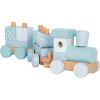 small foot Mounting Wooden train blue