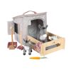 small foot Plush Donkey with House and Accessories