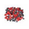 L-W Toys Creative set roof elements red and dark grey 120 pcs