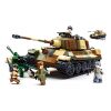 Sluban Battle of Budapest M38-B0980 German Heavy Tank Tiger II 2 in 1