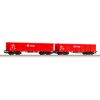 Piko Set of 2 high wall wagons Eaos-x with sand load DB AG V - 58234