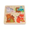 Petit Collage Wooden Reveal Puzzle You are my baby