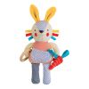 Petit Collage Rattle pink bunny active