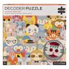 Petit Collage Puzzle animals 100 pieces with 3D glasses