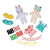 Petit Collage Dressing set cat and rabbit