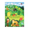 Petit Collage Reusable stickers with Wild Forest scene