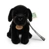 Rappa Plush dog labrador black 25 cm ECO-FRIENDLY