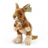 Rappa Plush kangaroo with baby 27 cm ECO-FRIENDLY