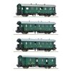 Roco Set of 4 passenger cars ČSD - 6200088